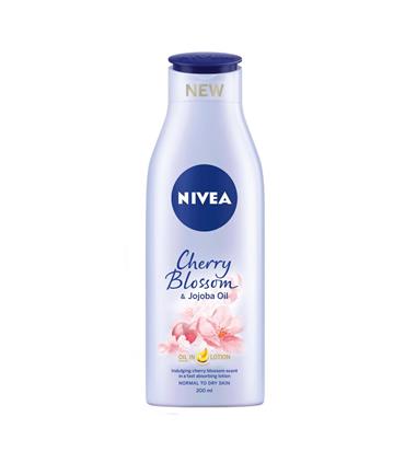 NIVEA CHERRY BLOSSOM JOJOBA OIL IN LOTION PIEL NOR