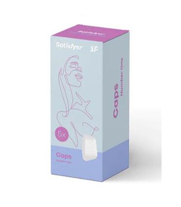 SATISFYER CAPS NUMBER ONE FUNDA VIBRADOR PACK 5UN