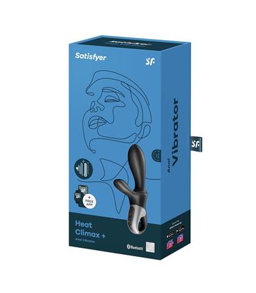 SATISFYER HEAT CLIMAX VIBRADOR ANAL CON APP 1UN SA