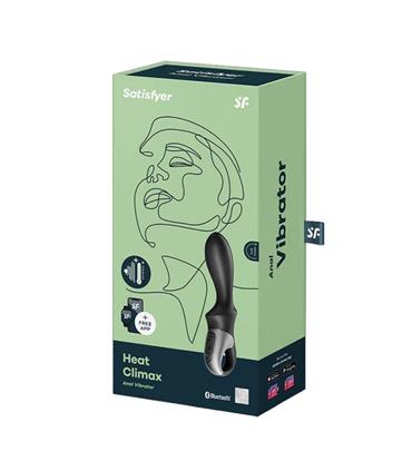SATISFYER HEAT CLIMAX VIBRADOR ANAL CON APP 1UN SA