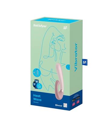SATISFYER HEAT WAVE VIBRADOR ROSA CON APP 1UN SATI