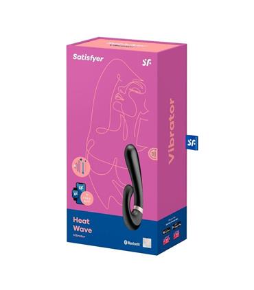 SATISFYER HEAT WAVE VIBRADOR NEGRO NEGRO CON APP 1