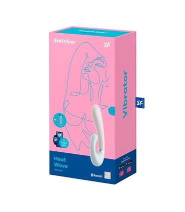 SATISFYER HEAT WAVE VIBRADOR VERDE CON APP 1UN SAT