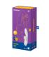 SATISFYER DOUBLE FLEX VIBRADOR BLANCO CON APP 1UN