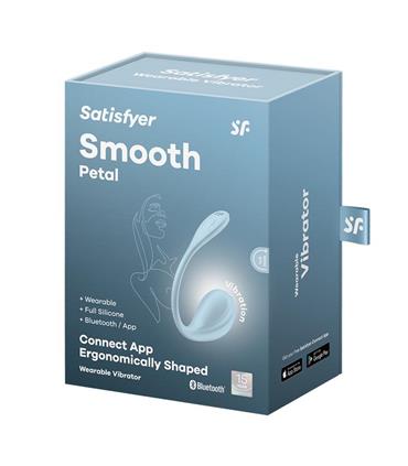 SATISFYER SMOOTH PETAL WEARABLE VIBRADOR AZUL 1UN