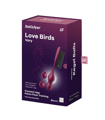 SATISFYER LOVE BIRDS VARY VIBRADOR ROJO 1UN SATISF