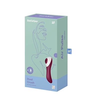 SATISFYER DUAL CRUSH VIBRADOR DE AIRE 1UN SATISFYE