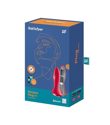 SATISFYER ROTATOR PLUG 1+ PLUG VIBRATOR ROJO 1UN S