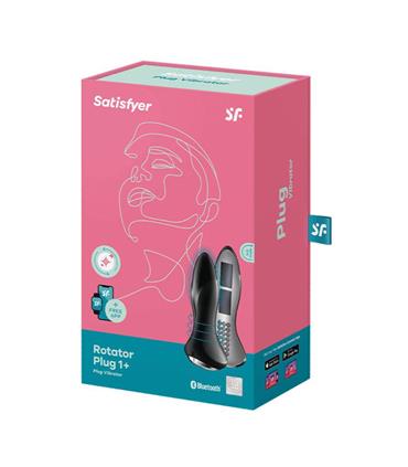 SATISFYER ROTATOR PLUG 1+ PLUG VIBRATOR NEGRO NEGR
