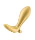 SATISFYER POWER PLUG VIBRADOR ANAL DORADO 1UN SATI