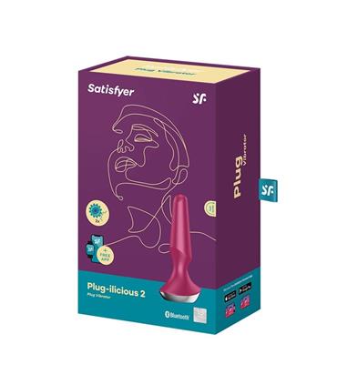 SATISFYER PLUG-ILICIOUS 2 VIBRADOR ROSA BLUETOOTH