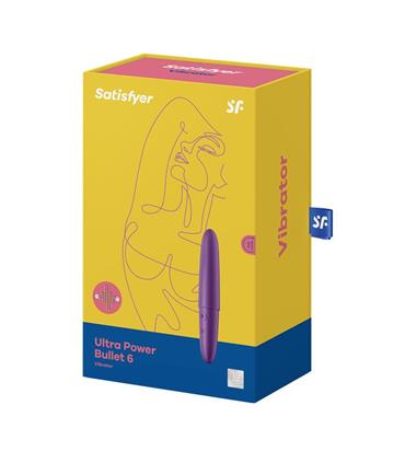 SATISFYER ULTRA POWER BULLET 6 VIBRADOR VIOLET 1UN