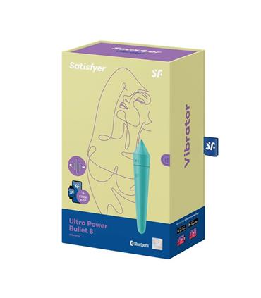 SATISFYER ULTRA POWER BULLET 7 VIBRADOR TURQUESA 1
