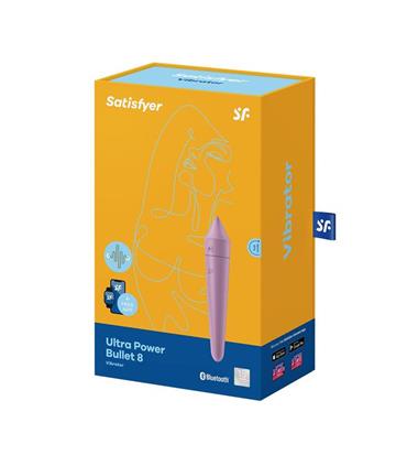 SATISFYER ULTRA POWER BULLET 8 VIBRADOR LILA 1UN S