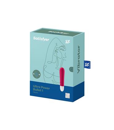 SATISFYER ULTRA POWER BULLET 1 VIBRADOR ROJO 1UN S