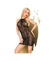 PENTHOUSE CAUTIOUS CAT VESTIDO DE REJILLA NEGRO NE