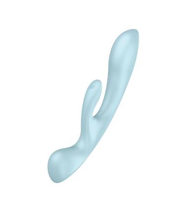 SATISFYER TRIPLE LOVER VIBRADOR GRIS 1UN SATISFYER