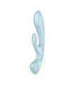 SATISFYER TRIPLE OH! MULTI-VIBRADOR AZUL 1UN SATIS