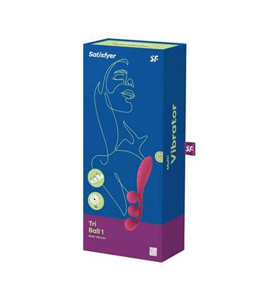 SATISFYER TRI BALL 2 MULTI-VIBRADOR ROJO 1UN SATIS