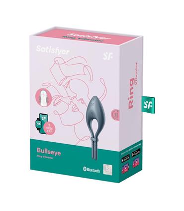 SATISFYER BULLSEYE ANILLO VIBRADOR GRIS 1UN SATISF
