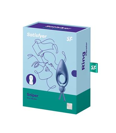 SATISFYER SNIPPER RING VIBRADOR VIOLETA 1UN SATISF