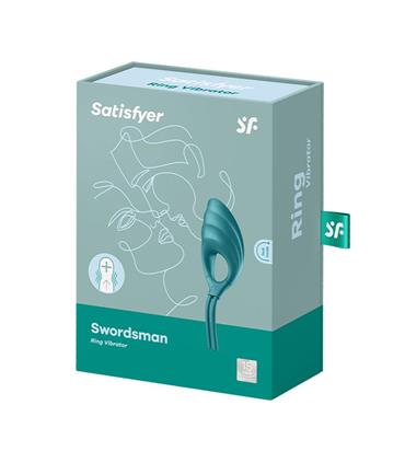 SATISFYER SWORDMANMAN ANILLO VIBRADOR VERDE 1UN SA