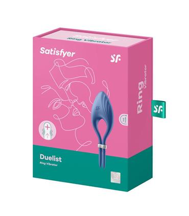 SATISFYER DUELIST ANILLO VIBRADOR AZUL 1UN SATISFY