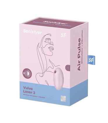 SATISFYER VULVA LOVER 3 AIR PULSE STIMULATOR ROSA