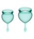 SATISFYER FEEL GOOD COPA MENSTRUAL VERDE OSCURO TE