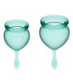 SATISFYER FEEL GOOD COPA MENSTRUAL VERDE OSCURO TE