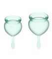 SATISFYER FEEL GOOD COPA MENSTRUAL VERDE CLARO TES