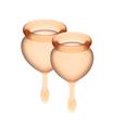 SATISFYER FEEL GOOD COPA MENSTRUAL NARANJA TESTER