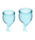 SATISFYER FEEL SECURE COPA MENSTRUAL AZUL CLARO TE
