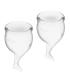 SATISFYER FEEL SECURE COPA MENSTRUAL TRANSPARENTE