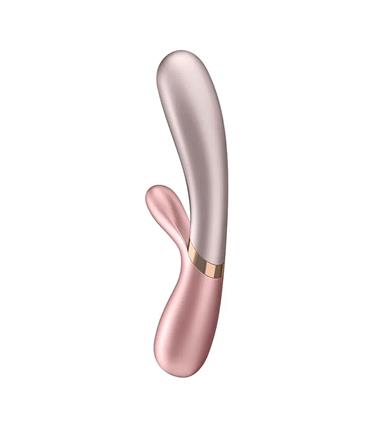SATISFYER HOT LOVER VIBRADOR Y ESTIMULADOR ROSA TE