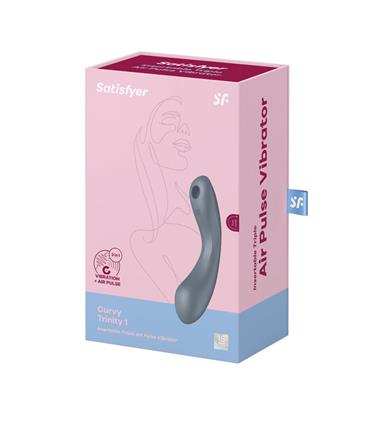 SATISFYER CURVY TRINITY 1 VIBRADOR GRIS 1UN SATISF