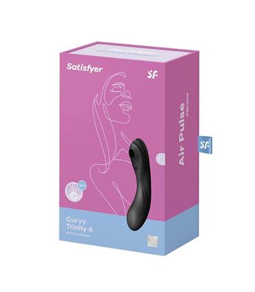 SATISFYER CURVY TRINITY 3 VIBRADOR DE AIRE NEGRO N