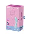 SATISFYER CURVY TRINITY 5+ VIBRADOR DE AIRE AZUL 1
