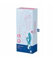 SATISFYER EMBRACE ME VIBRADOR DE CONEJO TURQUESA 1