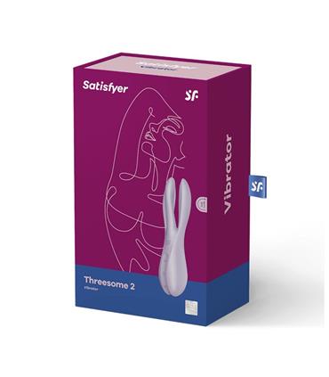 SATISFYER THREESOME 2 VIBRADOR VIOLETA 1UN SATISFY
