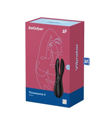 SATISFYER THREESOME VIBRADOR NEGRO NEGRO 1UN SATIS
