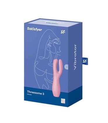 SATISFYER THREESOME 3 VIBRADOR ROSA 1UN SATISFYER