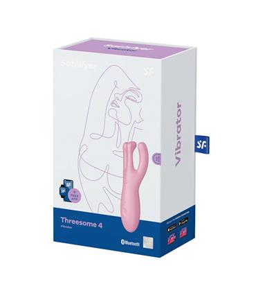 SATISFYER THREESOME 4 VIBRADOR ROSA 1UN SATISFYER