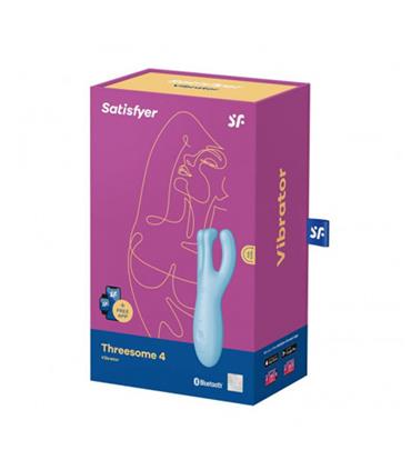 SATISFYER THREESOME 4 VIBRADOR AZUL 1UN SATISFYER