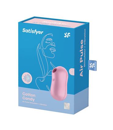 SATISFYER COTTON CANDY ESTIMULADOR DE AIRE LILA 1U