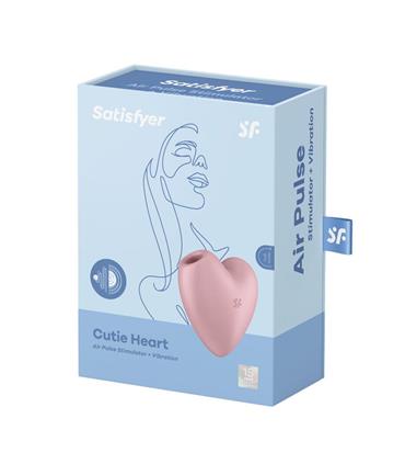 SATISFYER CUTIE HEART ESTIMULADOR Y VIBRADOR DE AI