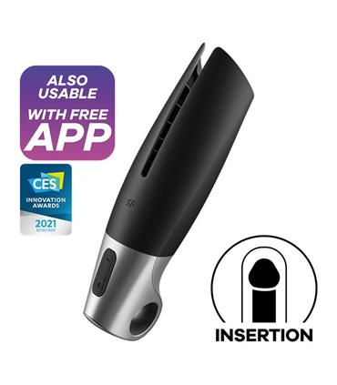 SATISFYER POWER MASTURBADOR NEGRO NEGRO 1UN SATISF
