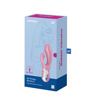 SATISFYER AIR PUMP BUNNY 2 INFLATABLE RABBIT VIBRA
