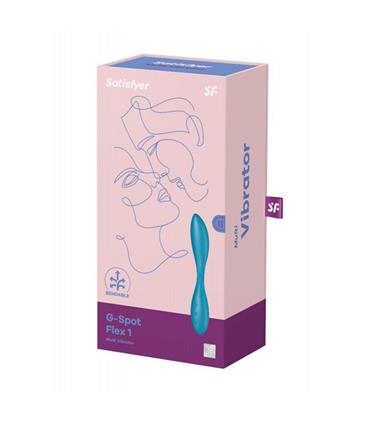 SATISFYER G-SPOT FLEX 1 MULTI-VIBRADOR PETROL 1UN