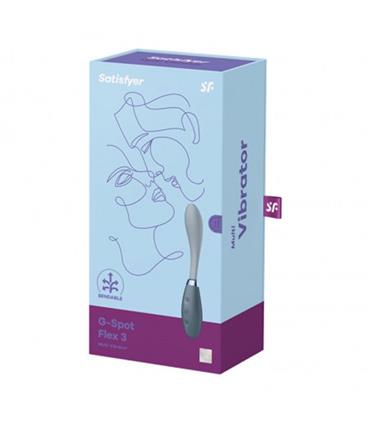 SATISFYER G-SPOT FLEX 3 MULTI-VIBRADOR GRIS 1UN SA